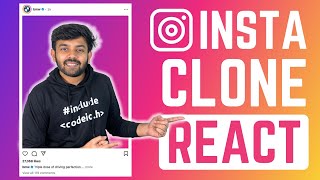 Simple Instagram Clone using React | 3 Hours | code io - Tamil