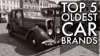 Top 5 Oldest Car Brands | 5 सबसे पुरानी कार ब्रांड | The Facticians