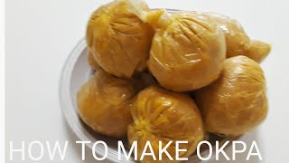 HOW TO MAKE OKPA ENUGU.:Simple steps on how to make okpa enugu.