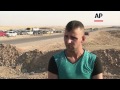 kurdish peshmerga man checkpoints in mosul after iraqi military flee their posts