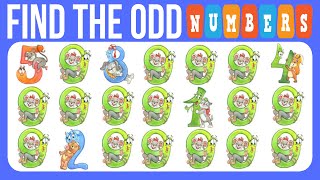 Find The ODD One Out - Number Edition ✅ Easy, Medium, Hard - 23 levels