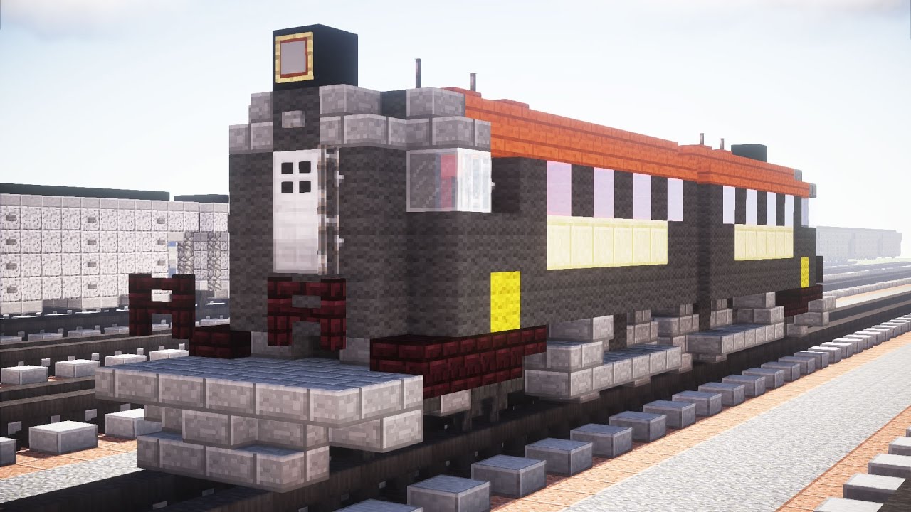Minecraft Prr Dd1 Locomotive Tutorial Youtube