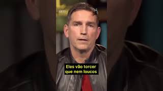 Testemunho do ator jim caviezel em meio ao mundo que odeia o que ele decidiu ser e fazer