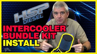 👀 MUST SEE 👀 Wade Install a HSP Diesel Intercooler / Air Intake Kit on a 6.7L Ford Powerstroke!