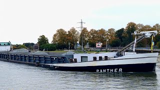 Binnenvaartschip de PANTHER en BIG BERTHA varen over de KANAALBRUG in MINDEN ⚓️⚓️