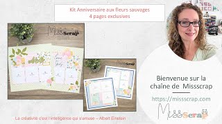 Live Kit #5: Anniversaire aux fleurs sauvage - 4 pages exclusives