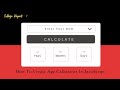 How To Create Age Calculator In JavaScript | Javascript Projects| College Project 2 - CodeWithRihan