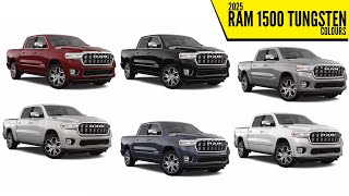 2025 RAM 1500 Tungsten – All Color Options – Images | AUTOBICS