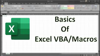 EXCEL VBA/ MACROS FOR CHEMICAL ENGINEERS#1