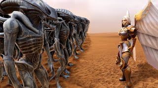 1,880,000 Aliens vs Angel | Ultimate Epic Battle Simulator 2 | UEBS2