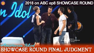 Trevor Holmes Katy tells him  He's ELIMINATED  Showcase Round Final Judgment American Idol 2018
