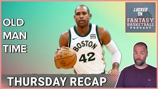 Al Horford, Bones, Kyrie Shine in NBA Fantasy Basketball Thursday Recap #NBA #fantasybasketball