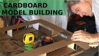 Building prototypes with cardboard.