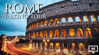 🇮🇹 Rome - Walking Tour (4K UHD) | ASMR