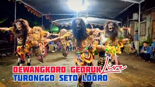 Dewangkoro Gedruk Jathilan TURONGGO SETO LODRO Live Gedongan Wanurejo Borobudur