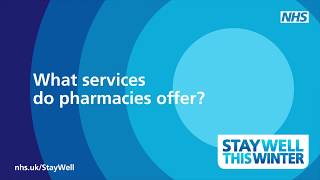 What services do pharmacies offer?