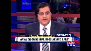 Arnab Goswami's Take On Anna Hazare Vs Arvind Kejriwal
