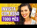 5 INVESTIMENTOS A PARTIR DE 50 REAIS! De Tesouro Direto a AÇÕES!