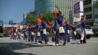 海友会 dance team 楽舞和　＠おどるんや2018・JR和歌山駅前