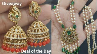 SMC 908 | Customised Chains and Earrings | Deal of the day | 7013932993 | offers | giveaway