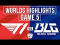 T1 vs BLG Highlights Game 5 | Worlds 2024 Grand final | T1 vs Bilibili Gaming