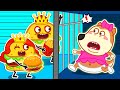 Ruby's Captured by Burger King! | Healthy Food for Kids 🐺 Funny Stories for Kids @LYCANArabic