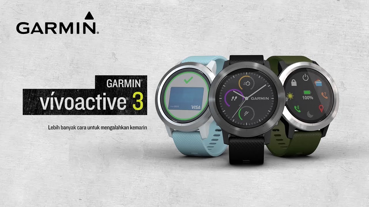 Garmin Vívoactive 3: Jam Tangan Pintar Dengan GPS Dan Detak Jantung ...