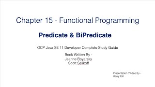 Functional Programming Part 3 - Predicate & BiPredicate - JavaCertification 11 Certification