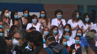Desaceleración de la pandemia en España, que prevé derrumbe del PIB de más de 9% | AFP
