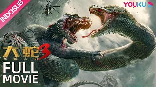 INDO SUB (Snake 3) Monster Prasejarah bangun!Pertarungan Dinosaurus dan Ular rak