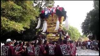 【2015年10月4日】中辻太鼓台その②～菅生神社にて～