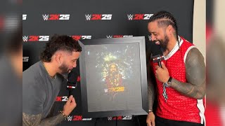 Jey USO \u0026 Jimmy USO Reveal Roman Reigns As WWE 2k25 Cover - The Usos Reveal Cover WWE 2k25