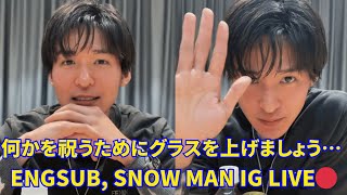 2025.01.05 🔴Engsub, Snow Man Meguro Ren Instagram Live.