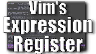 Vim's Hidden Calculator: The Expression Register Nobody Knows About