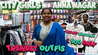 Anna Nagar Shopping | CITY GIRLS | Trending Outfits| #shopping #chennai #annanagar