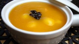 【Korean Food】 Pumpkin Porridge (단호박 죽)