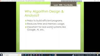 Tutorial 01:Introduction to Algorithm Design and Analysis