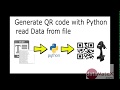 Generate QR code with few lines of code using python and pillow