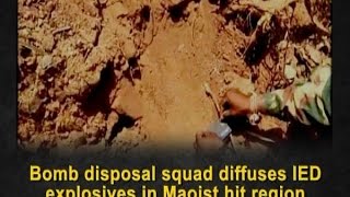 Bomb disposal squad diffuses IED explosives in Maoist hit region - Chhatisgarh News