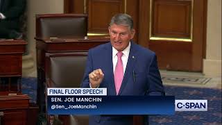 Sen. Joe Manchin (I-WV) Final Floor Speech