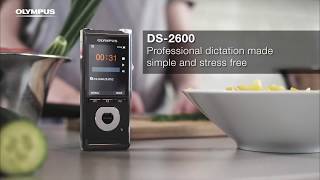 The New Olympus DS 2600 Digital Voice Recorder - Speak IT Solutions