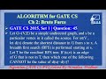 GATE CS 2015,Set 1 | Q 45:Let G=(V,E) be a simple undirected graph, and s be a particular vertex in