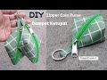 Zipper coin purse tutorial (with lining) | Cara membuat dompet lebaran | Dompet ketupat