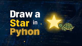 Python Turtle Graphics | How to Draw a Star Using a Loop
