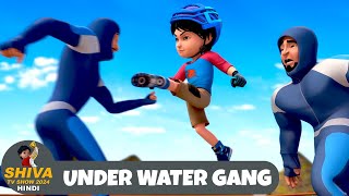 Under Water Gang | पानी के अंदर दुश्मन | शिवा | Ep 186 | Super Action Cartoon | #ShivaShow2025Hindi