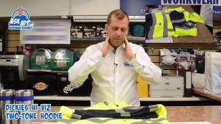 AskAdy reviews the Dickies Hi Viz Two Tone Hoodie SA22095