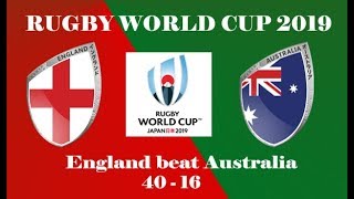 Highlights: England vs Australia, Rugby World Cup 2019 quarter-final