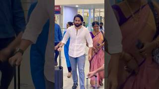 Hero Naga Chaitanya  spotted Tirupathi airport