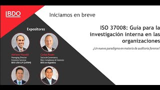 Webinar: ISO 37008 - Guía para la investigación interna en las organizaciones