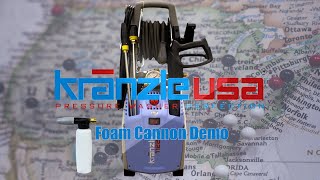 Kranzle USA Foam Cannon Demo